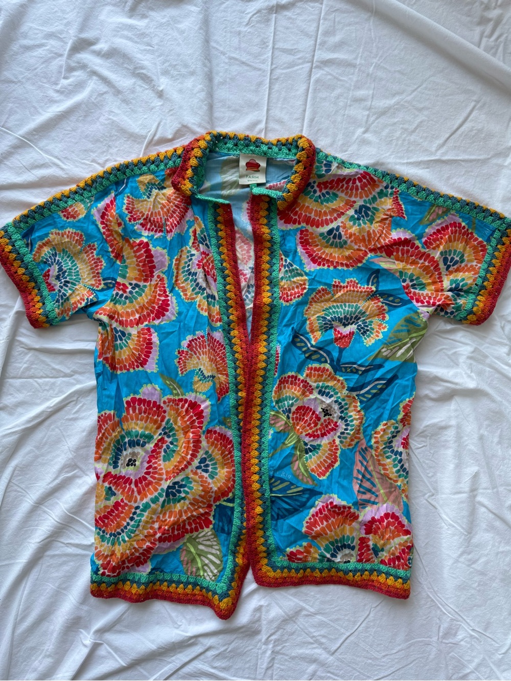 Farm Rio Crochet Trim Matching Set
Jacket (M) + Pants (L) - Picture 1 of 10